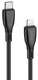Кабель PERO DC11 PD USB Type-C - Lightning, 2 м, 3A, черный вид 1