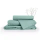 Комплект постельного белья Verossa Melange Emerald 2-спальный, меланж, наволочки 50х70 см вид 4