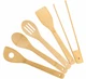 Набор кухонных принадлежностей Attribute Bamboo, 6 предметов вид 3