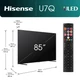 Телевизор 85" Hisense 85U7Q вид 3