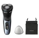 Электробритва Philips S3243/12, черный/голубой вид 1