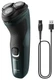 Электробритва Philips X3002/00, черный/зеленый вид 2