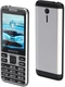 Сотовый телефон Maxvi X10i, серебристый вид 1