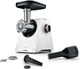 Мясорубка Bosch MFWS420W, белый/черный вид 1