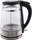 Чайник Gorenje K17GDW, черный/серебристый вид 1