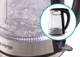 Чайник Gorenje K17GDW, черный/серебристый вид 6