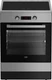 Плита стеклокерамическая Beko FSM69301XCT, серебристый вид 1