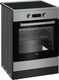 Плита стеклокерамическая Beko FSM69301XCT, серебристый вид 2
