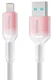 Кабель Deppa Joy USB2.0 Am - Lightning, 1м, 3A, розовый вид 1