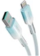 Кабель Deppa Joy USB2.0 Am - Lightning, 1м, 3A, мятный вид 1