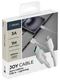 Кабель Deppa Joy USB2.0 Am - Lightning, 1м, 3A, белый вид 3