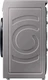 Стиральная машина Samsung WW80T3040BSLP, серебристый вид 3
