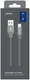 Кабель PERO DC-02 USB2.0 Am - USB Type-C 1.0м, 2.0A, серый вид 4