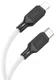 Кабель Hoco X90 Cool Silicone USB-C - Lightning (8-pin) 1 м, 3А, белый вид 2