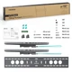 Кронштейн ONKRON UT12 для ТВ 60-110", черный вид 10