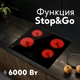 Электрическая варочная панель Oasis P-SBT, черный вид 3