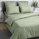 Комплект постельного белья Волшебная Ночь Smoke Green Евро, ранфорс, наволочки 70х70 см вид 2