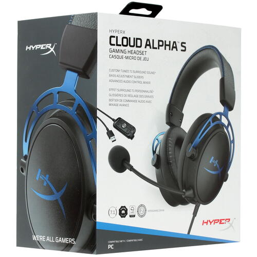 Наушники накладные HyperX Cloud Alpha S 
